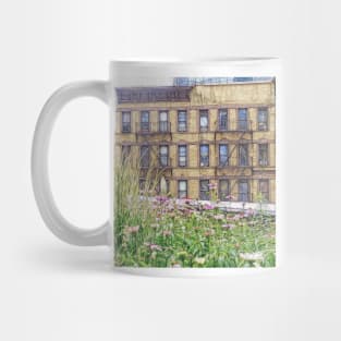 Flowers And Fire Escapes Mug